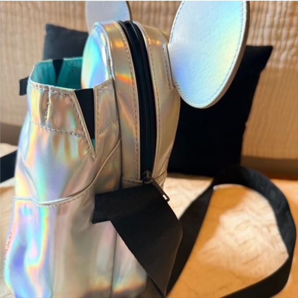 Holographic Mickey Disney Purse Corkcicle Crossbody Sling Bag - Picture 4 of 8